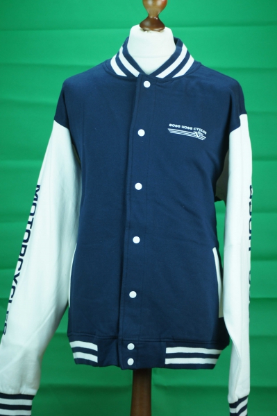 College Jacket Horse Navy White